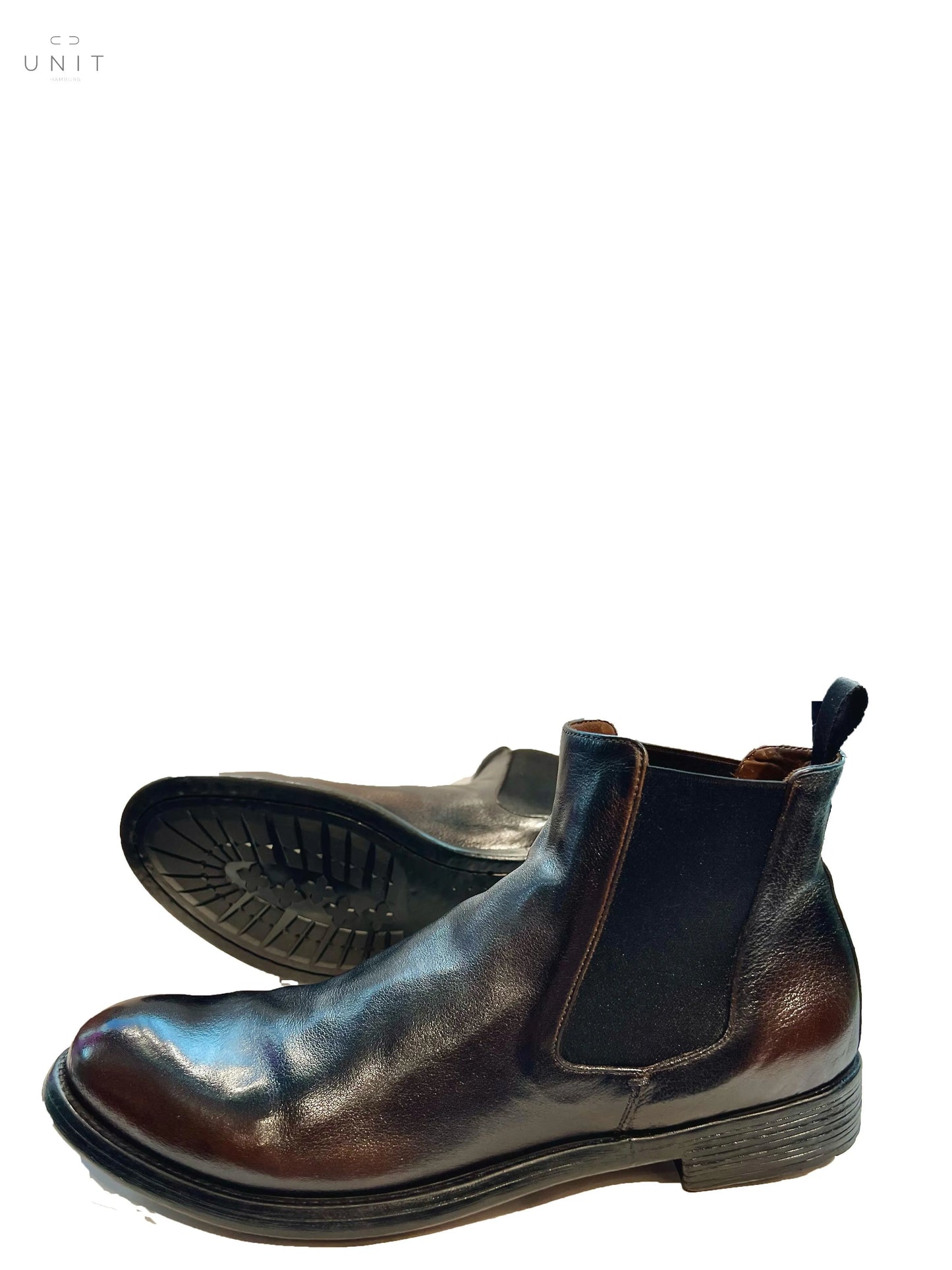 Officine Creative, Chelsea Boot, Kautschuksohle, 2-farbig braun Officine Creative
