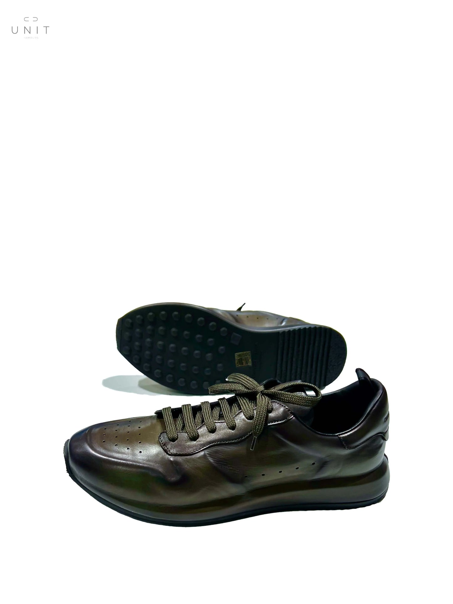 Officine Creative RACE LUX 003 Sneaker Glattleder olivschwarz