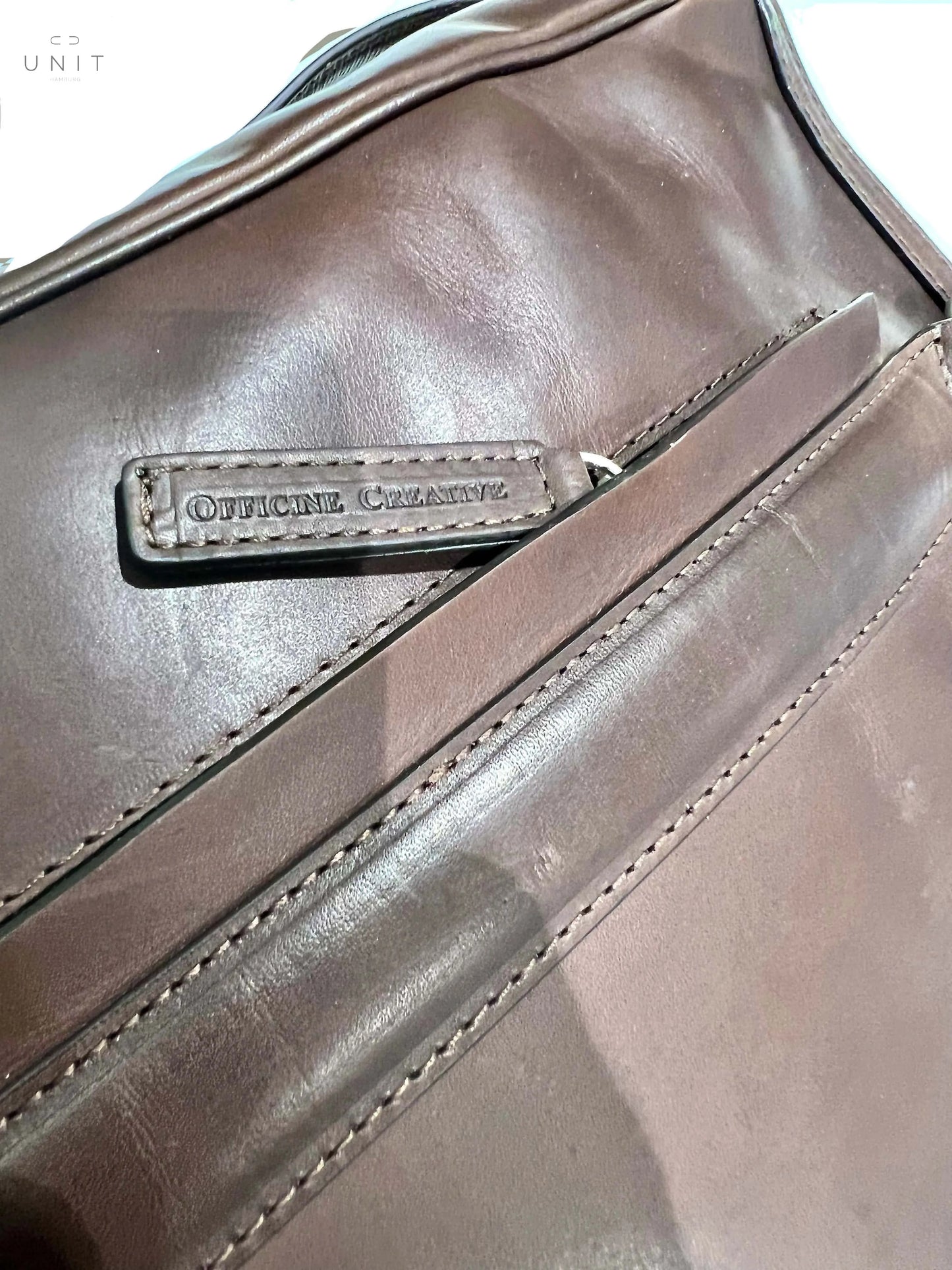 Officine Creative QUENTIN/001 Tasche geölt, Vordertasche