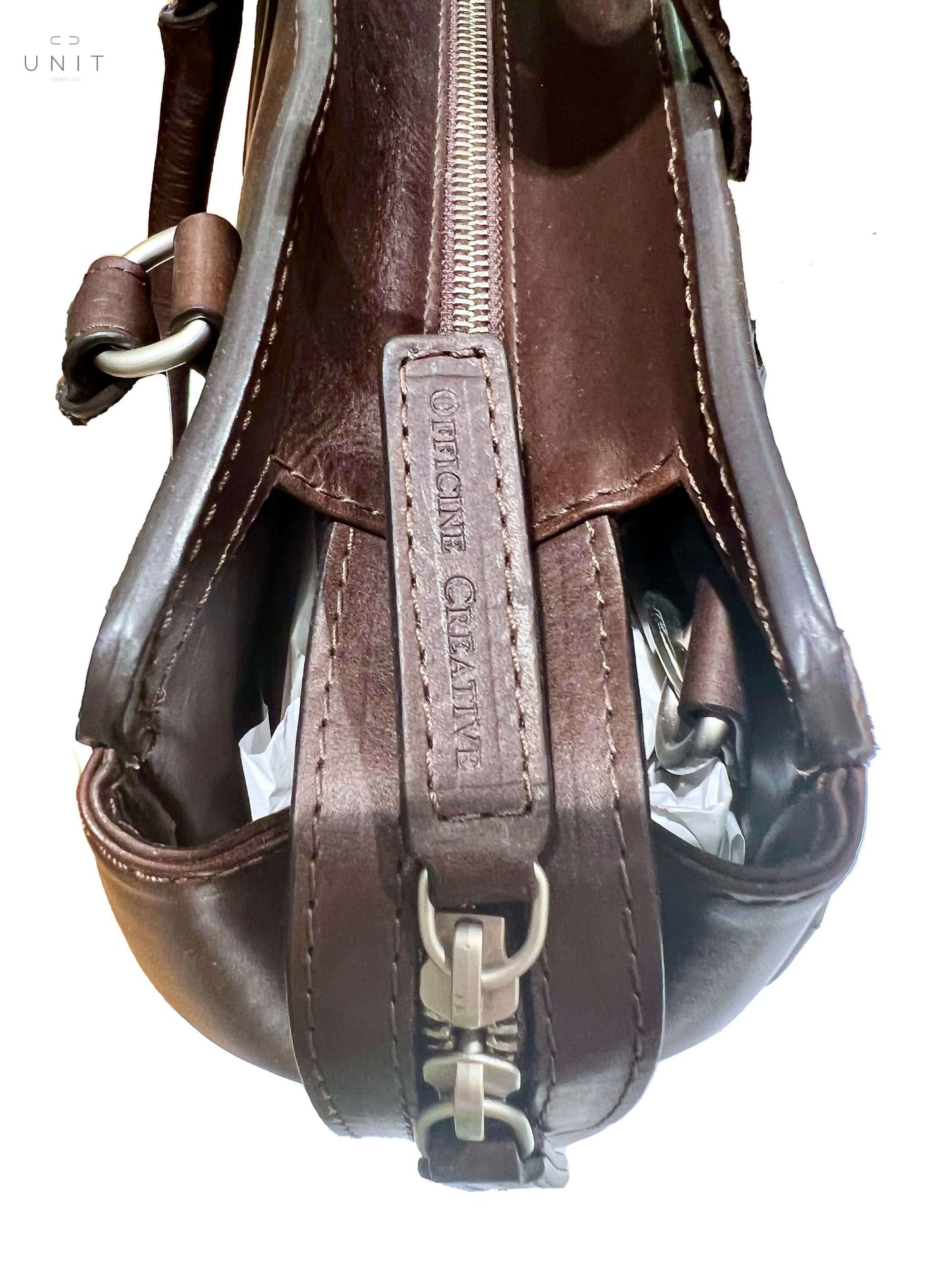 Officine Creative QUENTIN/001 Tasche geölt, Obenansicht