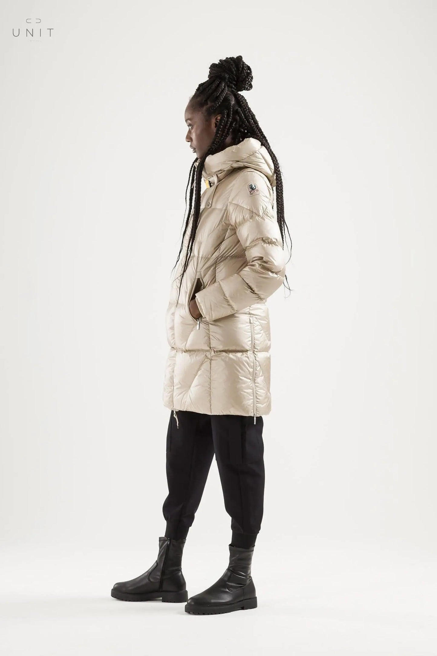 Parajumpers JANET - WOMAN, HOODED DOWN JACKET, sand, online only