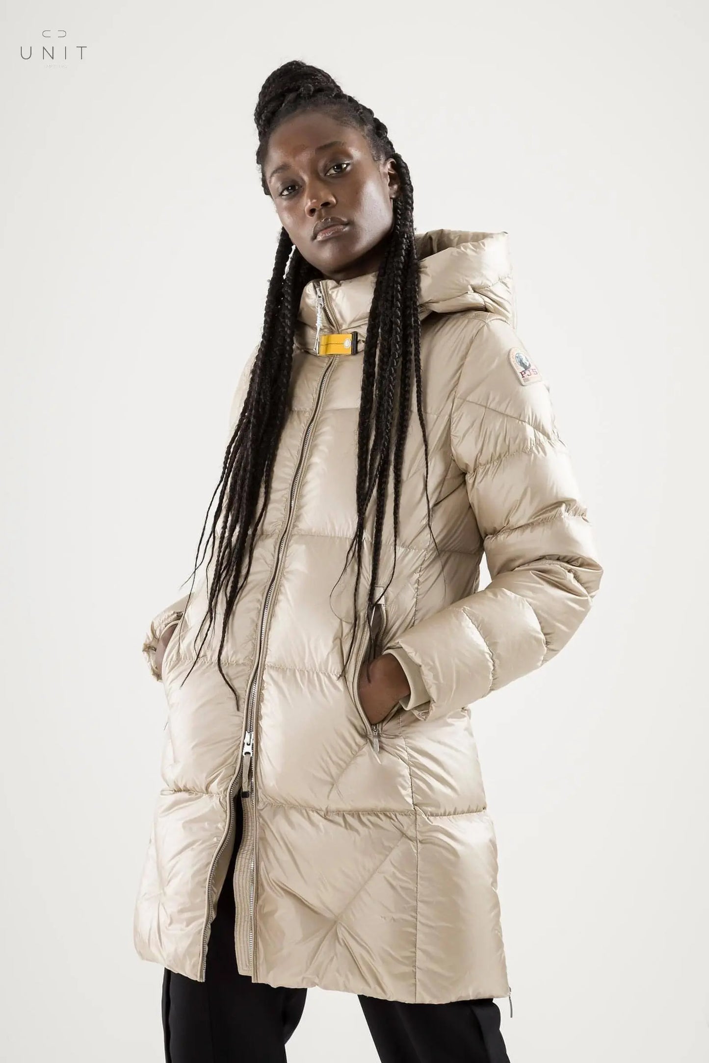 Parajumpers JANET - WOMAN, HOODED DOWN JACKET, sand, online only