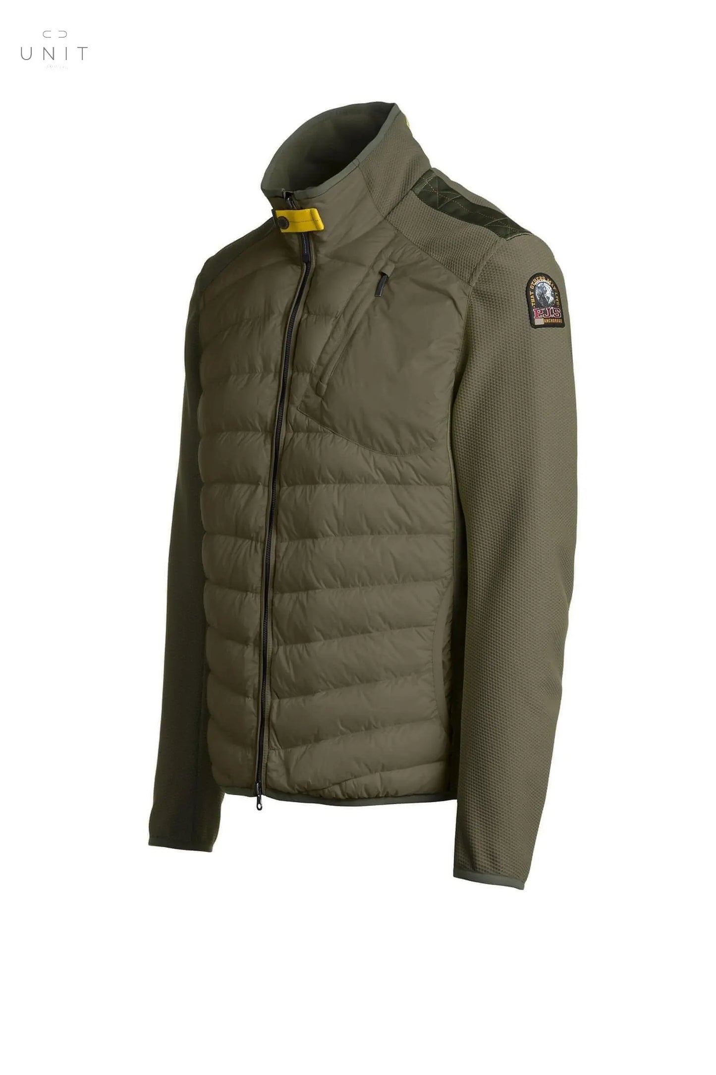 Parajumpers JAYDEN - MAN FLEECE/NYLON JACKET, oliv, online only - UNIT Hamburg