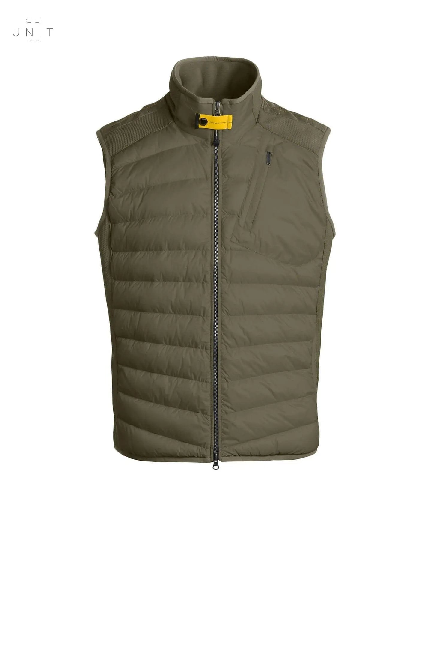 Parajumpers ZAVIER - MAN, FLEECE/NYLON VEST, oliv, online only