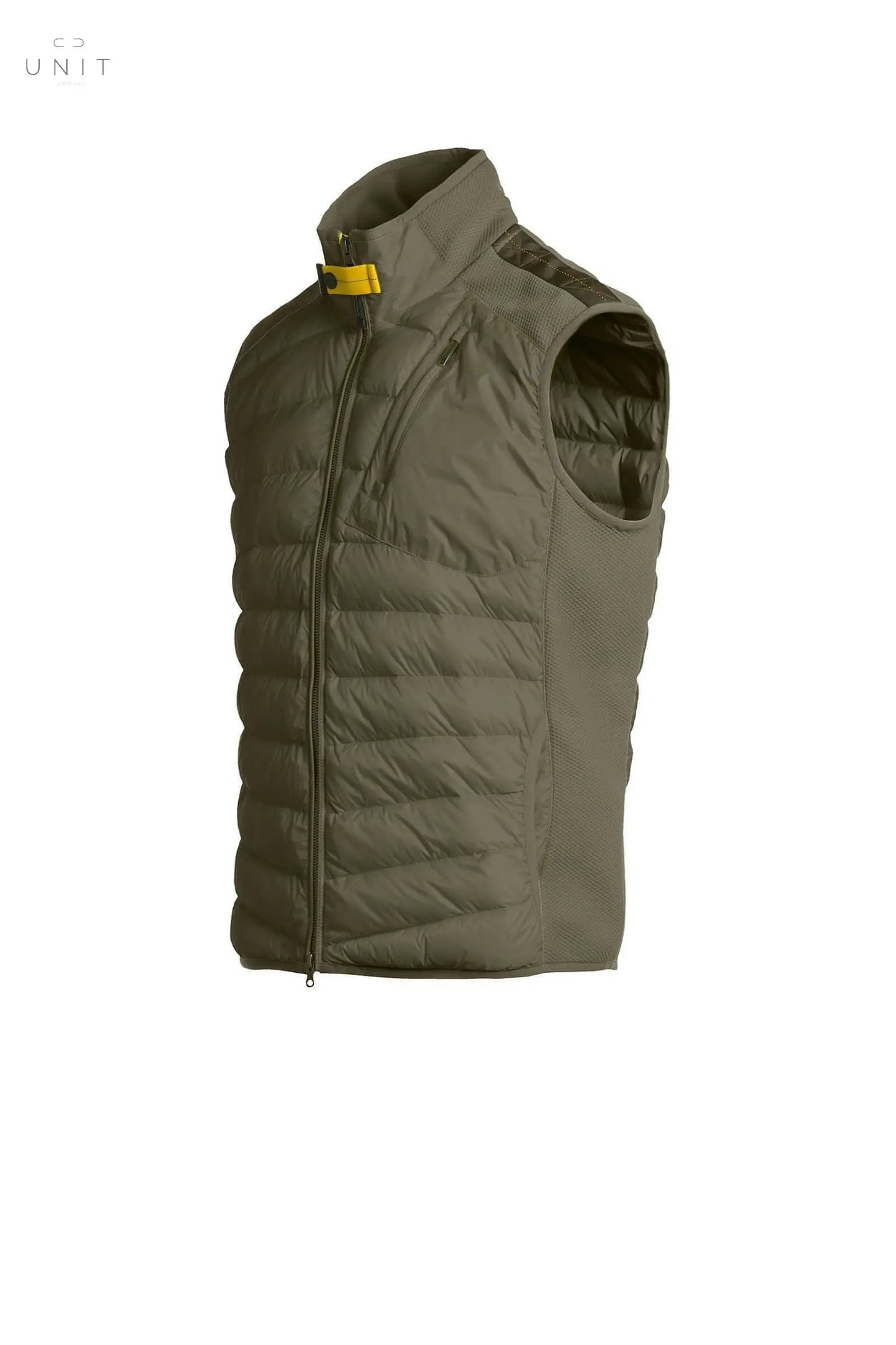 Parajumpers ZAVIER - MAN, FLEECE/NYLON VEST, oliv, online only