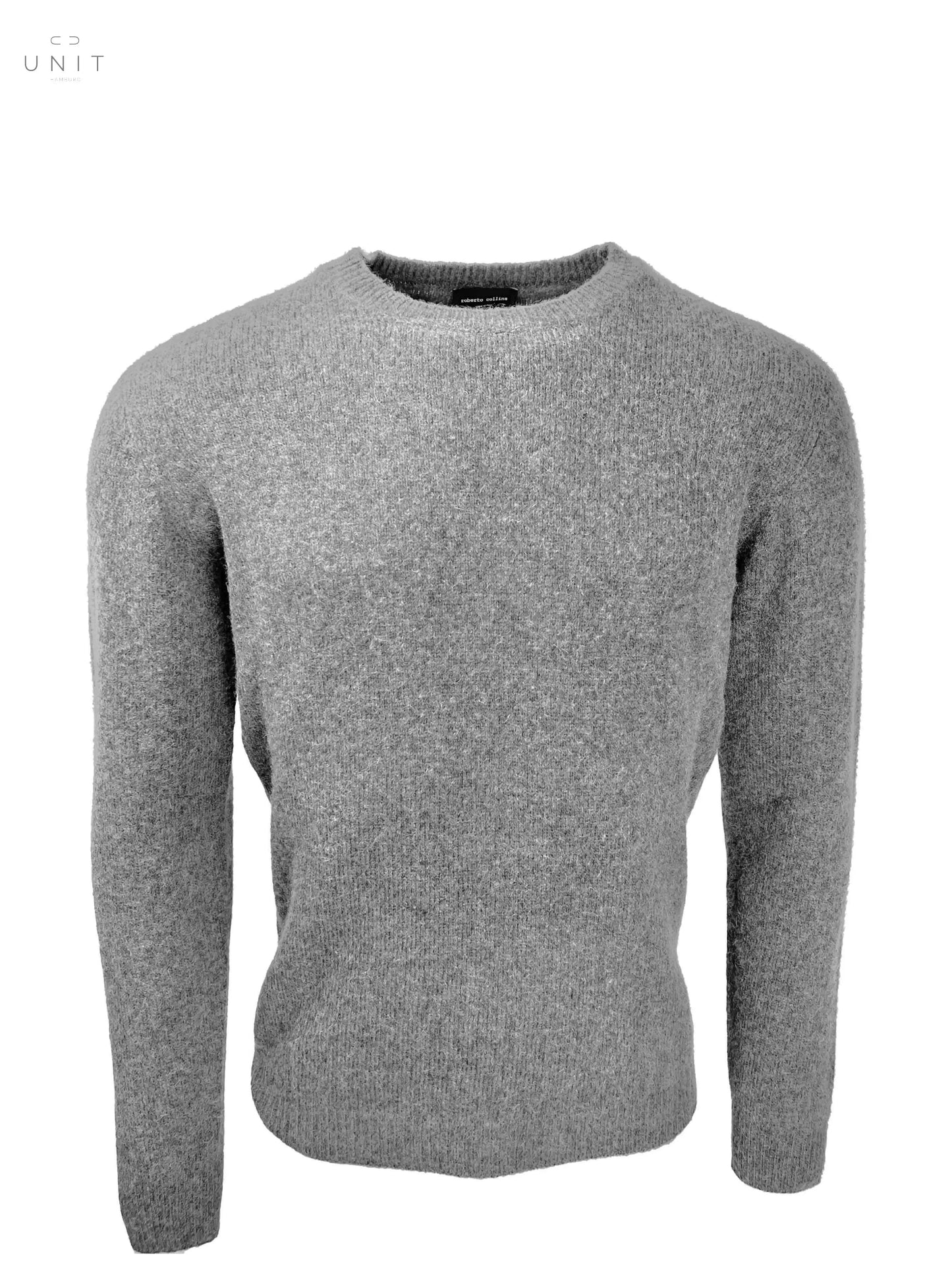 Roberto Collina, Wolle/Kamelhaar Pullover, silber - UNIT Hamburg