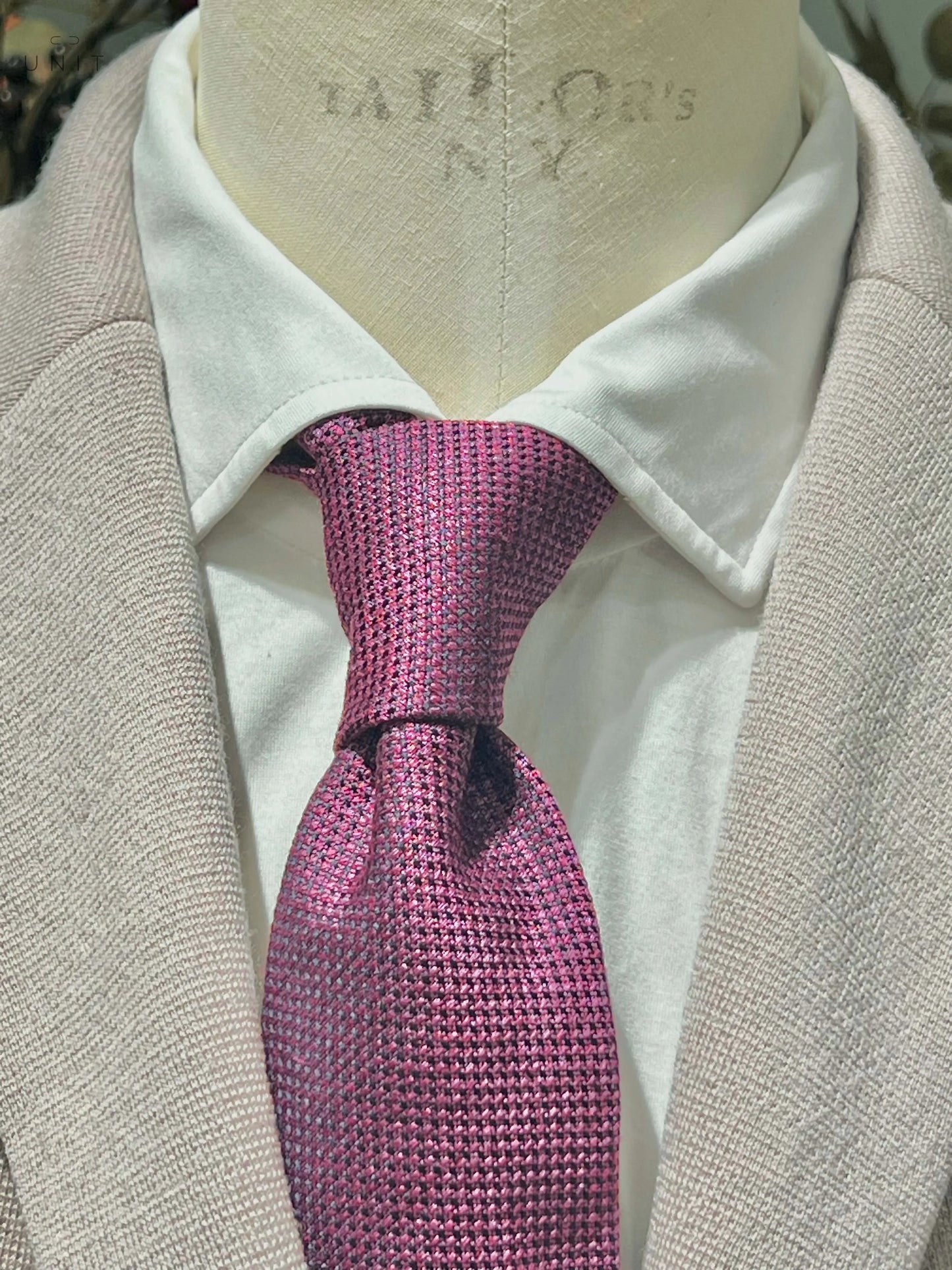 Ascot, Krawatte Wolle/ Seide, fuchsia Ascot