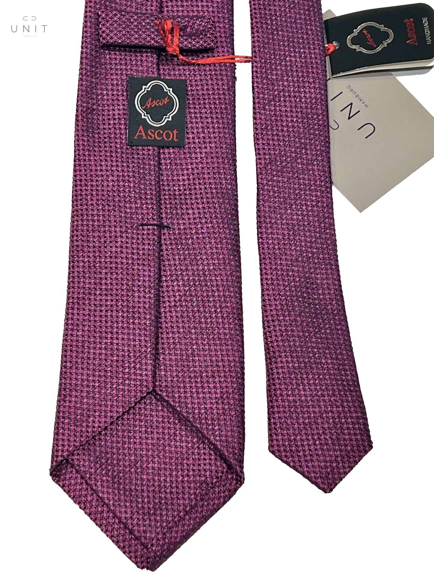 Ascot, Krawatte Wolle/ Seide, fuchsia Ascot