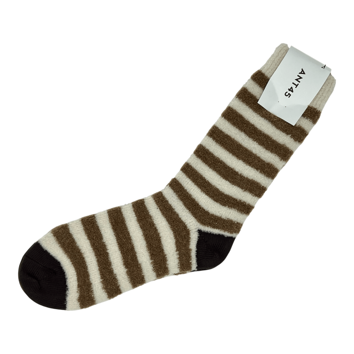 UNIT Hamburg - ANT45 KUAH, Socke Wolle / Baumwolle, gestreift, camel - ANT45