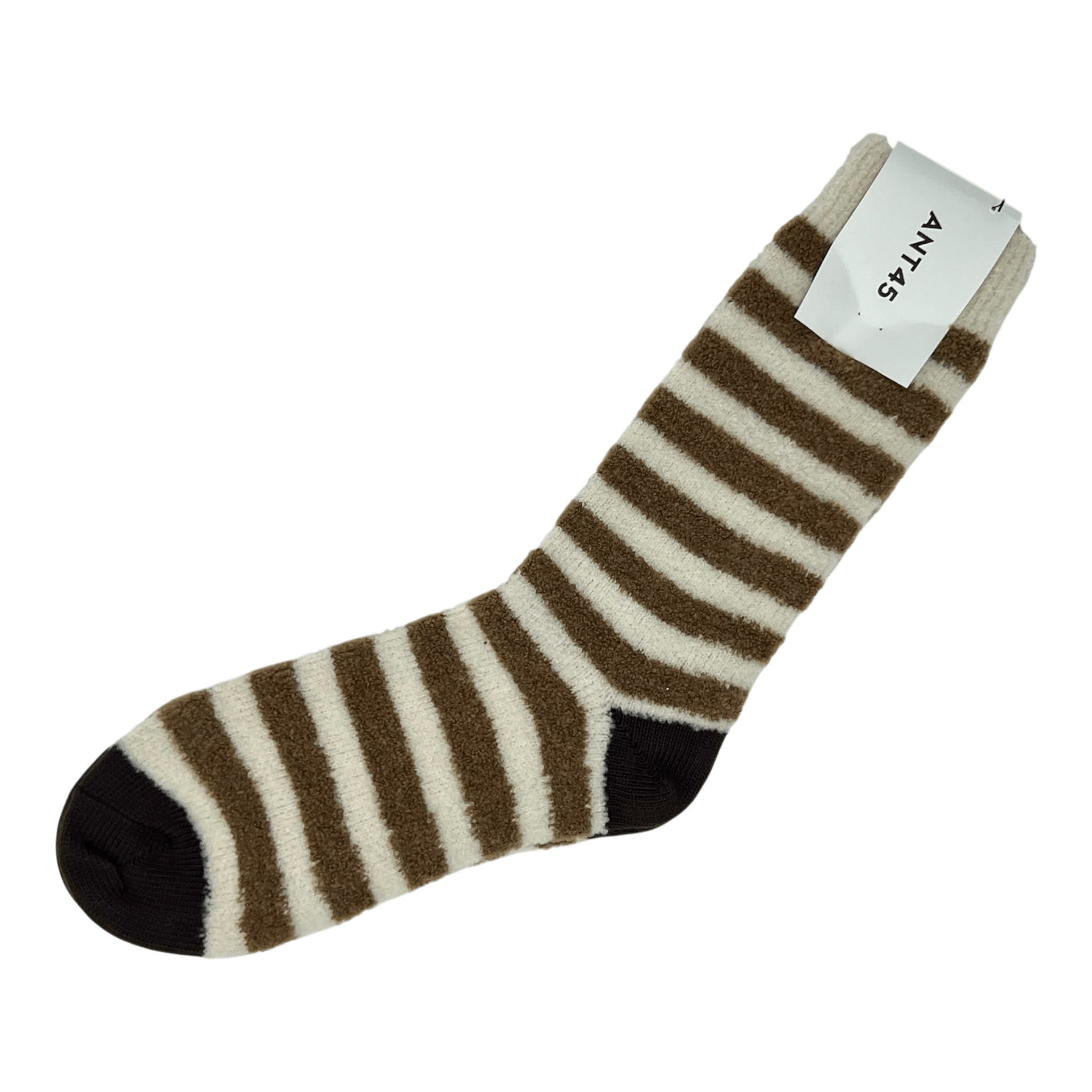 UNIT Hamburg - ANT45 KUAH, Socke Wolle / Baumwolle, gestreift, camel - ANT45
