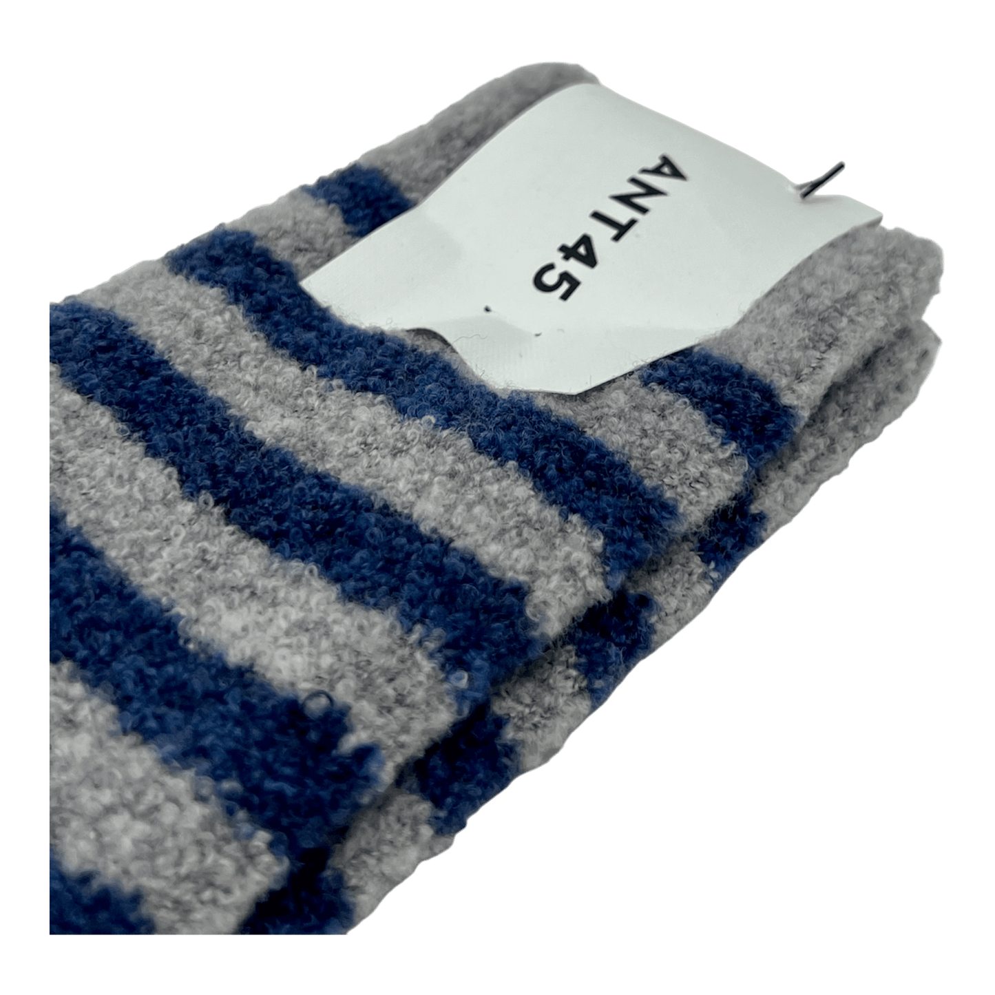 UNIT Hamburg - ANT45 KUAH, Socke Wolle / Baumwolle, gestreift, navy/grau - ANT45