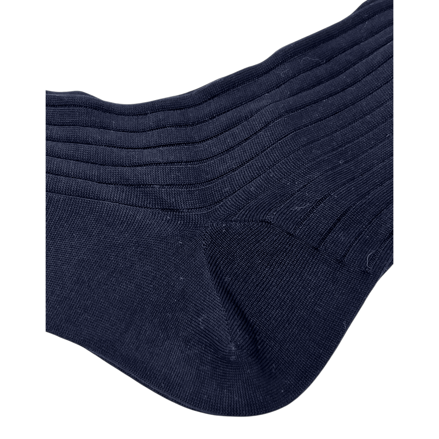 UNIT Hamburg - ANT45, RIB SHORT, – Filoscozia Bio Cotton, navy - ANT45