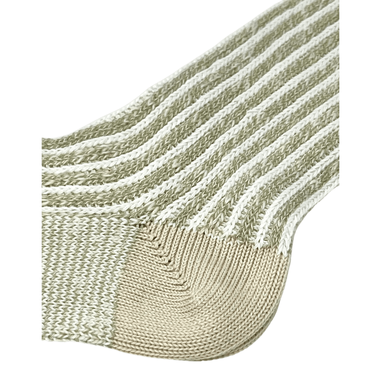 UNIT Hamburg - ANT45, SETTAT SHORT, Cotton Melange Streifen, sand - salbei - ANT45