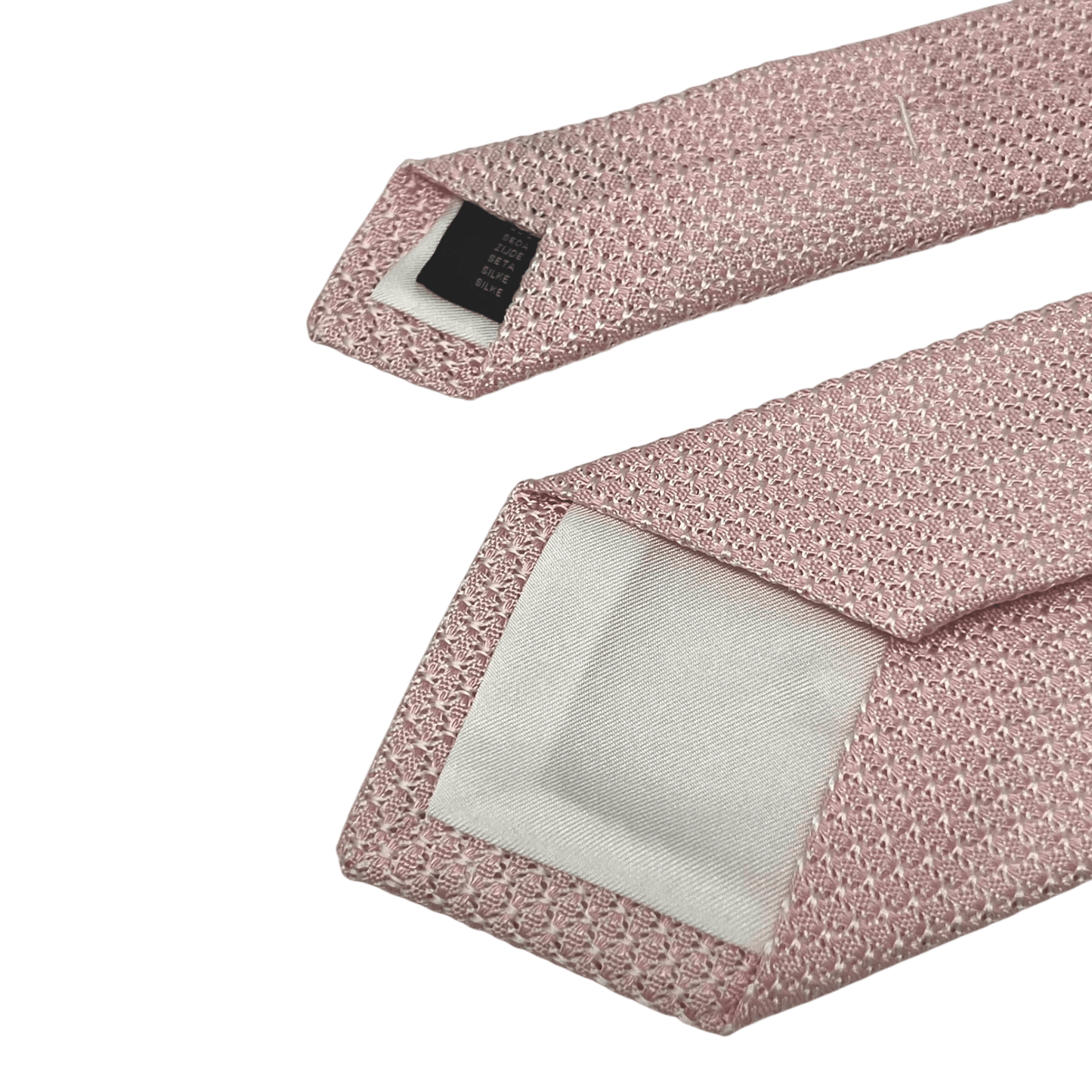 UNIT Hamburg - Ascot, Grenadine - Seidenkrawatte, rosé - Ascot
