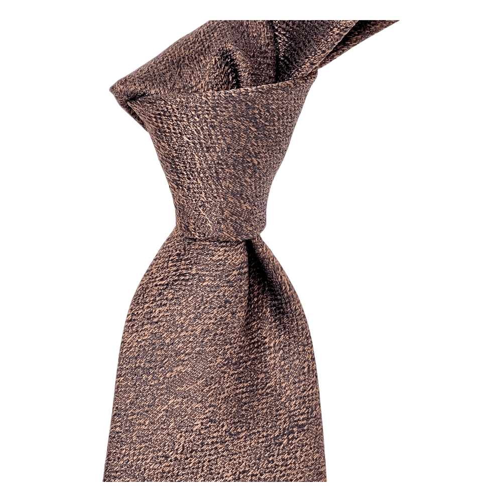 Ascot, Krawatte falsches Uni, braun - UNIT Hamburg