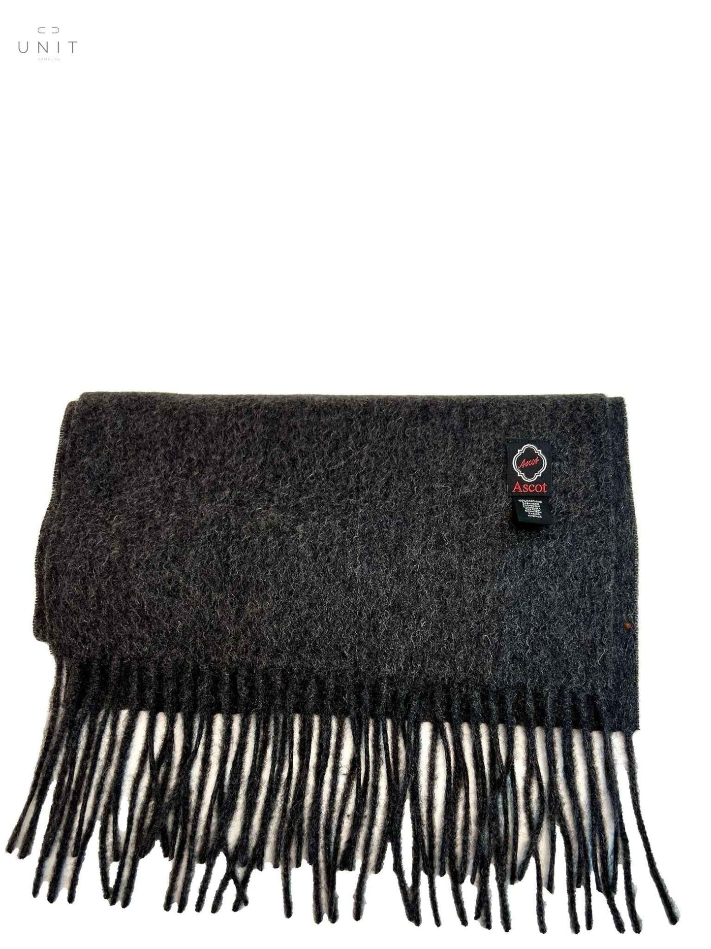 Ascot, écharpe 30x160cm, cachemire, anthracite - UNIT Hamburg