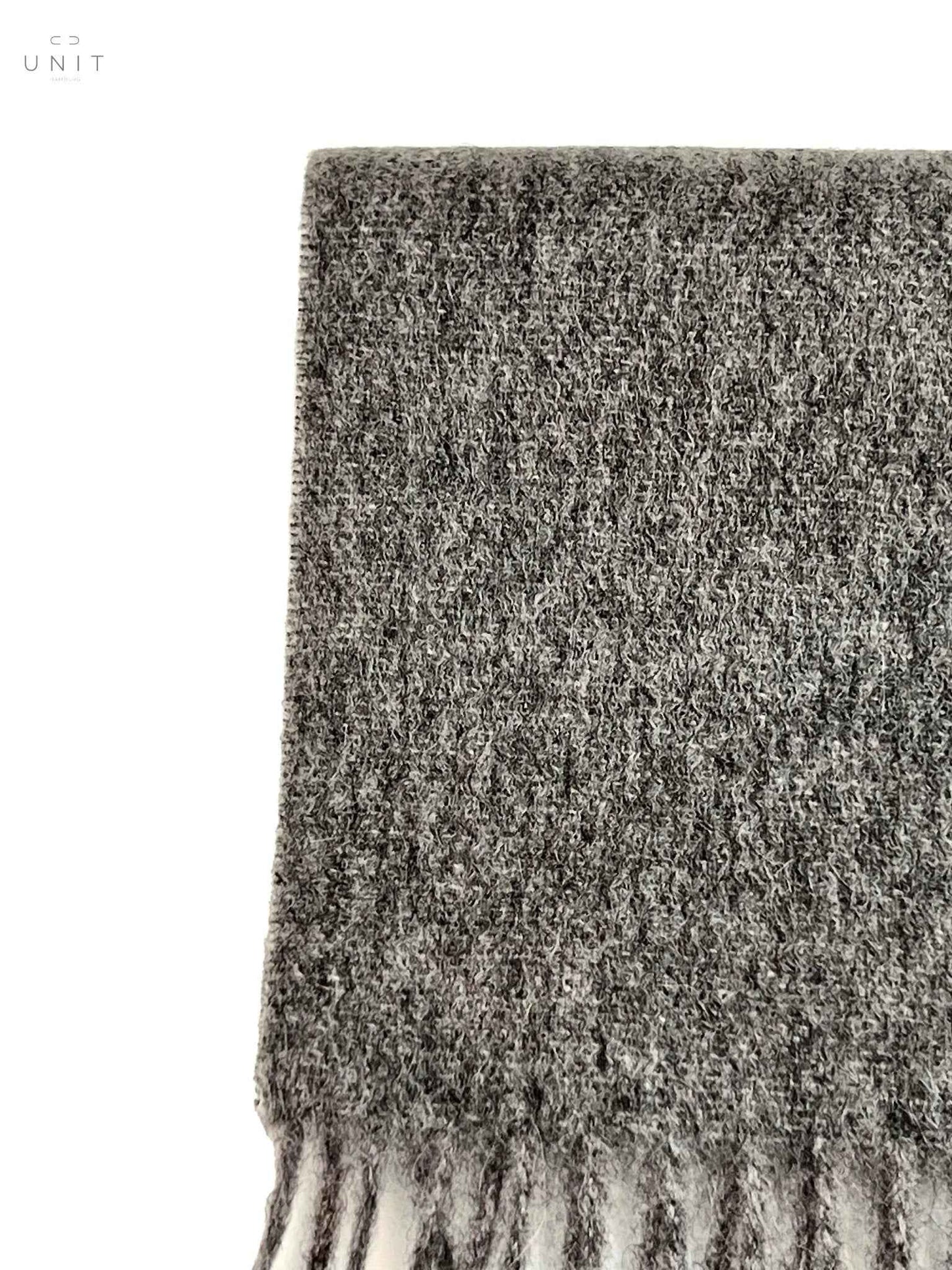 アスコット、スカーフ、30x160cm、カシミア、プラチナ・グレー