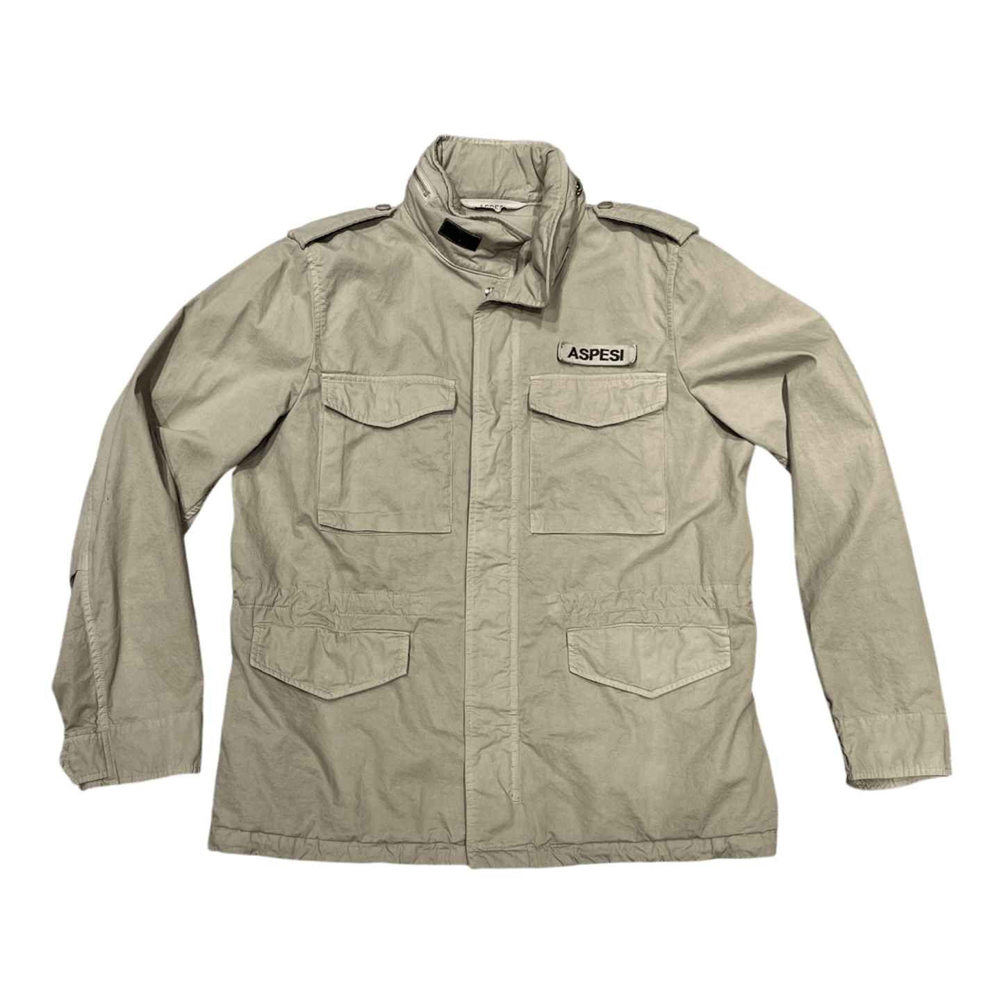 UNIT Hamburg - ASPESI Fieldjacket Dry Wax, Thermore - Wattierung, beige - ASPESI