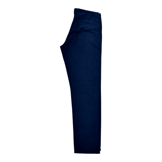 UNIT Hamburg - ASPESI Lyocell‑Leinen‑Baumwollhose, blau - ASPESI