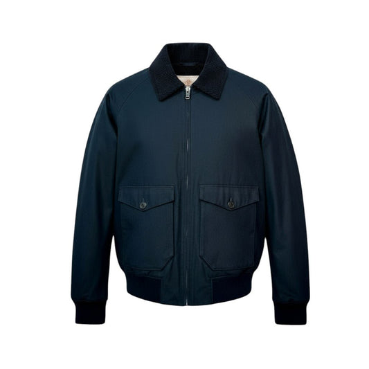 UNIT Hamburg - Baracuta, G9 Harrington, veste en cire, bleu hamburger, dark navy - Baracuta