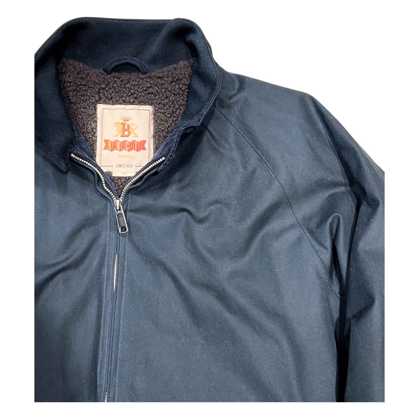 UNIT Hamburg - Baracuta, G9 Harrington, Wachsjacke, Hamburger Blau, dark navy - Baracuta