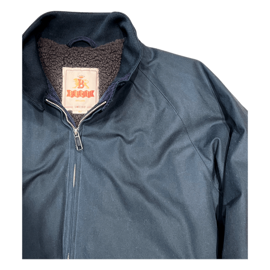 UNIT Hamburg - Baracuta, G9 Harrington, veste en cire, bleu hamburger, dark navy - Baracuta