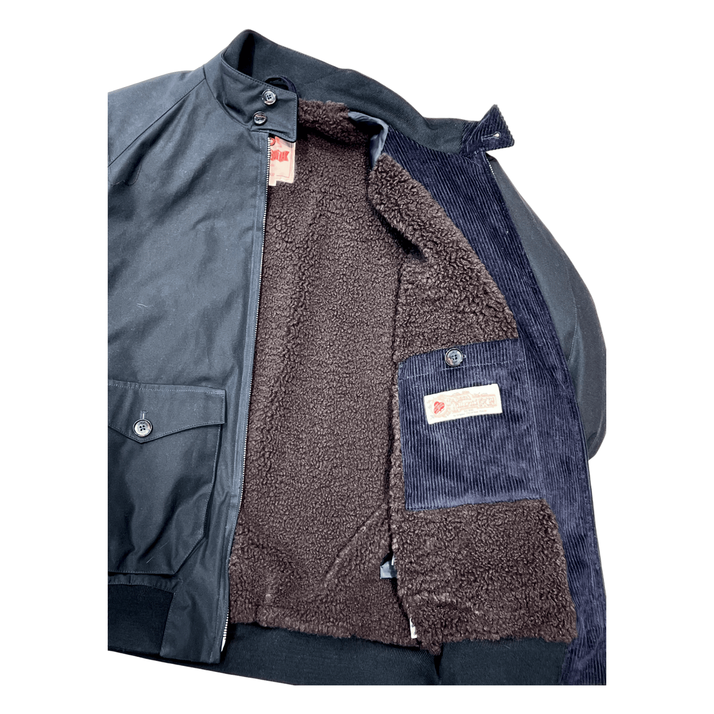 UNIT Hamburg - Baracuta, G9 Harrington, Wachsjacke, Hamburger Blau, dark navy - Baracuta