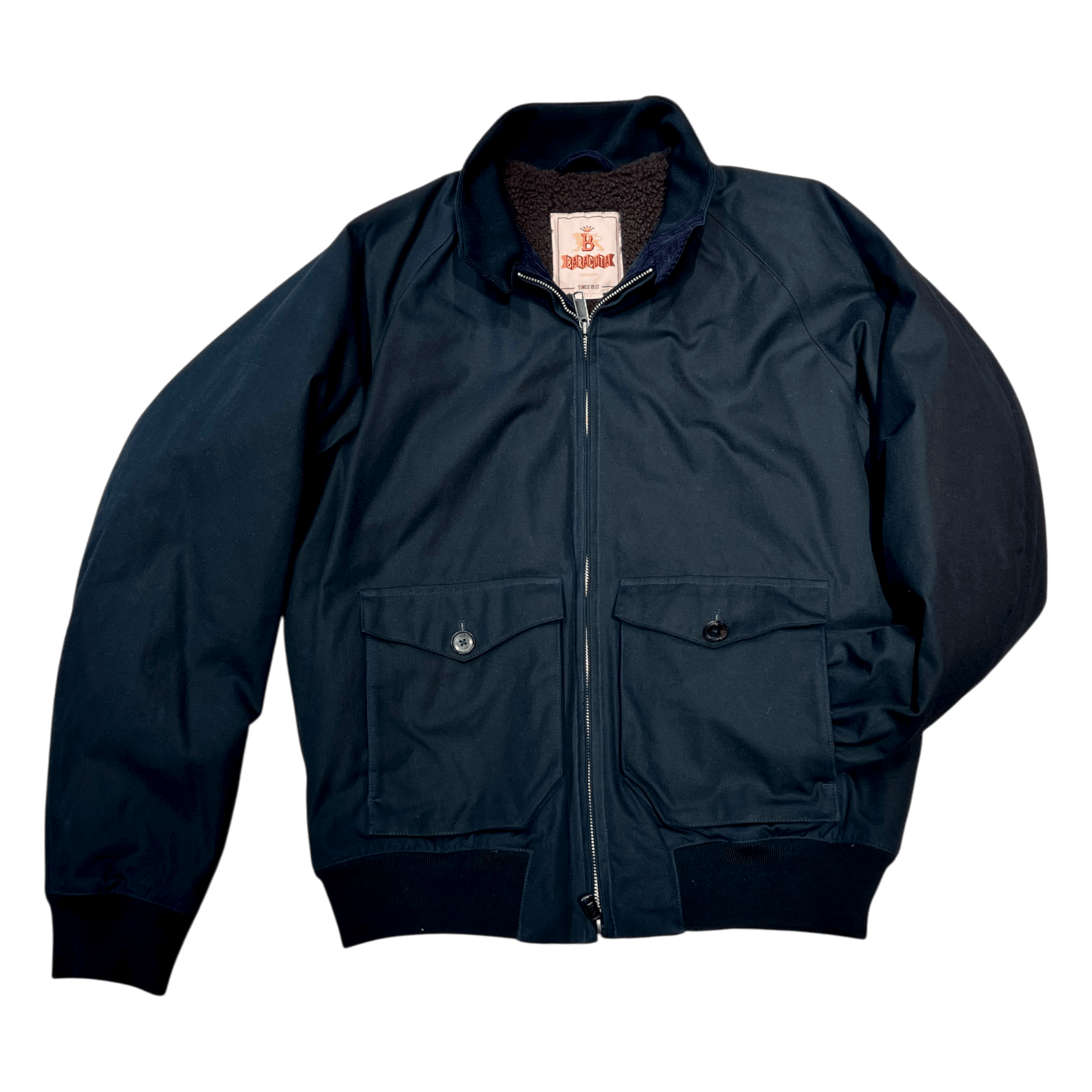 UNIT Hamburg - Baracuta, G9 Harrington, Wachsjacke, Hamburger Blau, dark navy - Baracuta