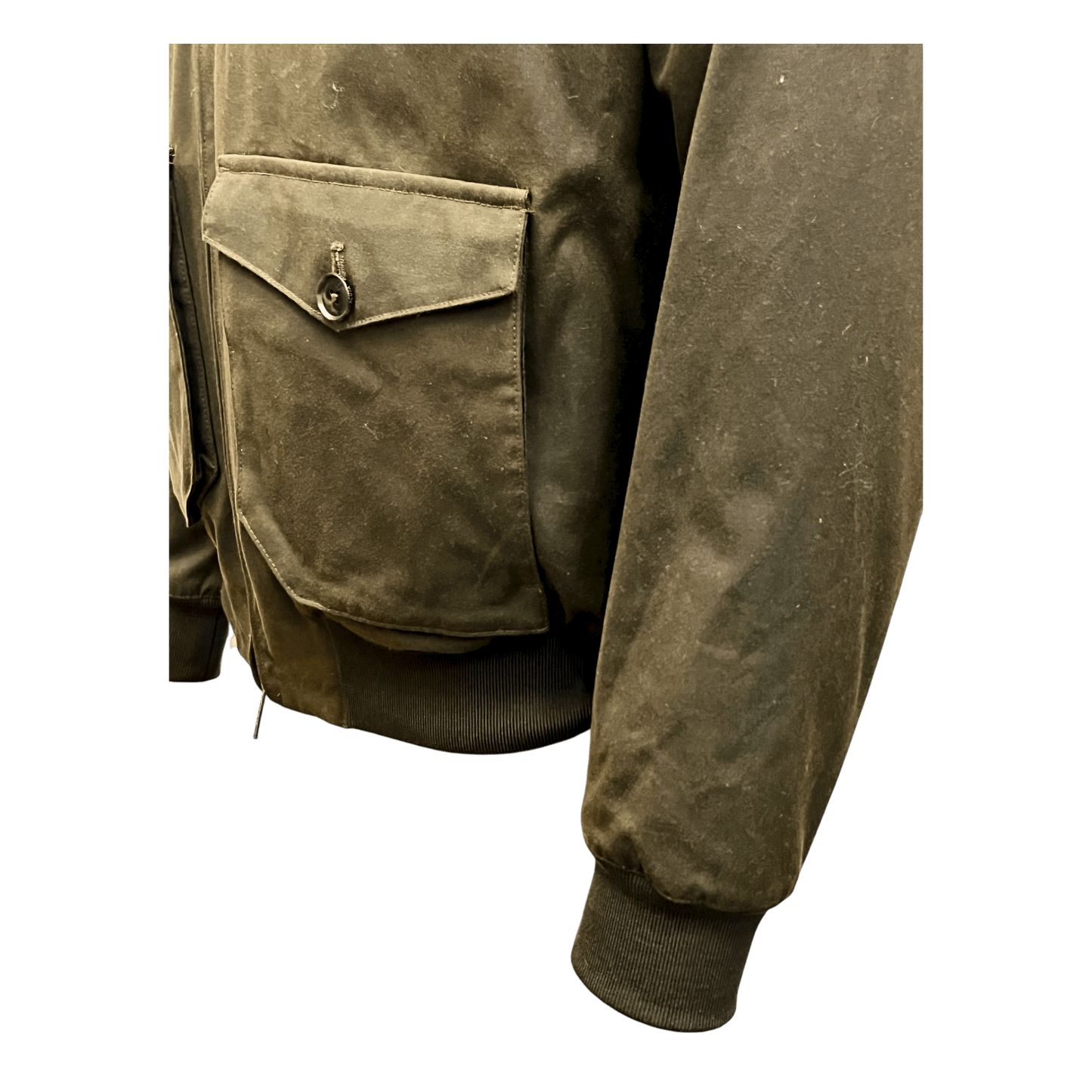 UNIT Hamburg - Baracuta, G9 - Harrington, Wachsjacke, kurz, oliv - Baracuta