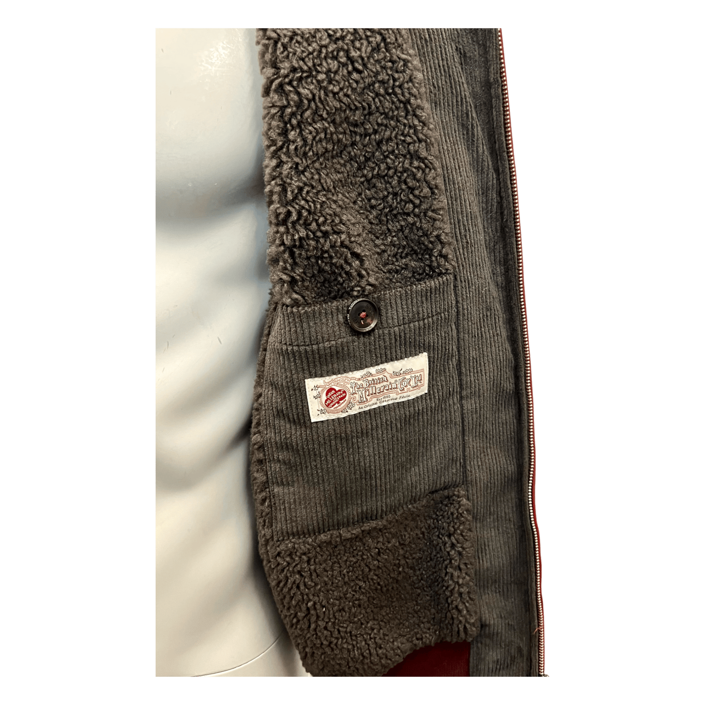 UNIT Hamburg - Baracuta, Wachjacke, kurz, andorra rot - Baracuta
