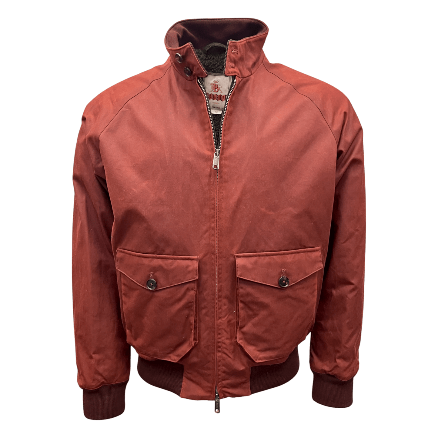 UNIT Hamburg - Baracuta, Wachjacke, kurz, andorra rot - Baracuta