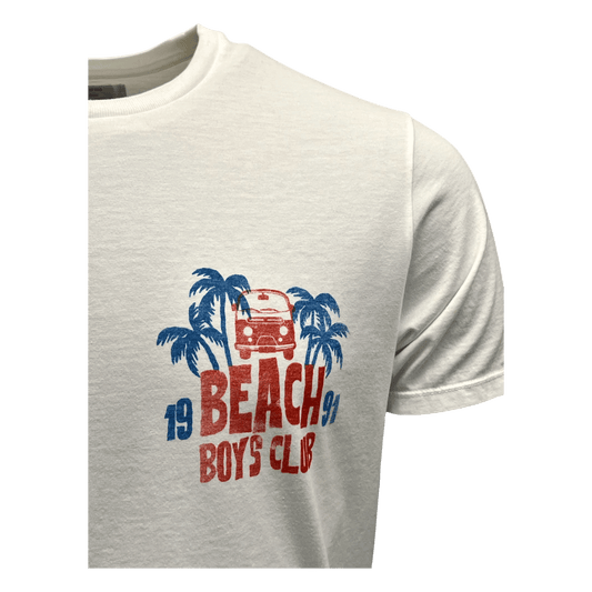 UNIT Hamburg - Bowery NYC, Beach Boys Club Vintage Jersey T-Shirt, weiß - Bowery NYC