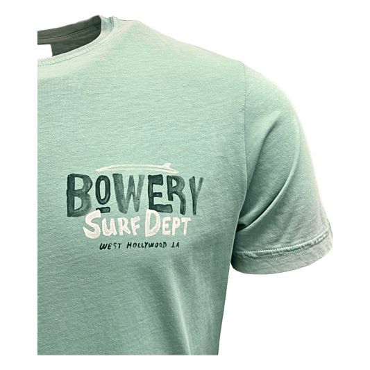 UNIT Hamburg - Bowery NYC, Bowery Surf Soft Jersey, T-Shirt, hellgrün - Bowery NYC