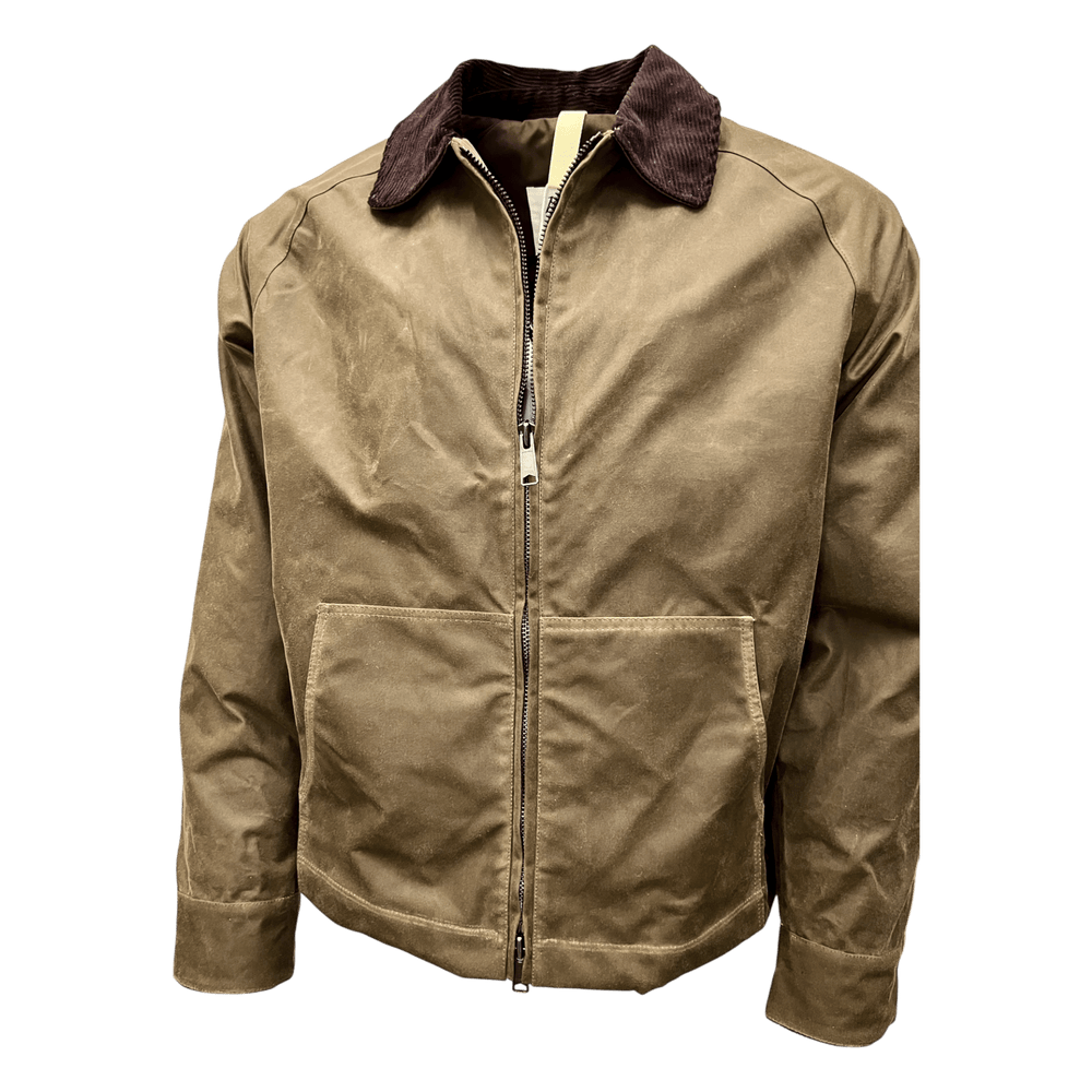 UNIT Hamburg - Brixtol Textiles, Carter, kurze Wachsjacke, dunkelbeige - Brixtol Textiles