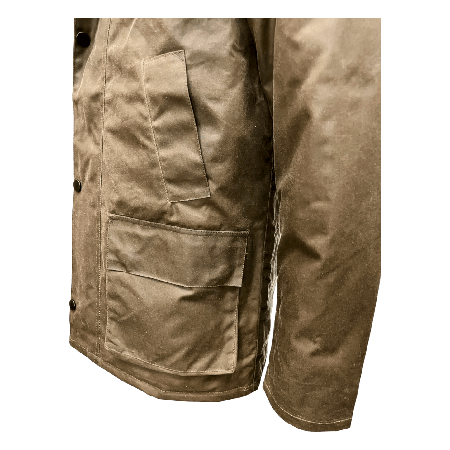 UNIT Hamburg - Brixtol Textiles, Curtis, Wachsjacke, dunkelbeige - Brixtol Textiles