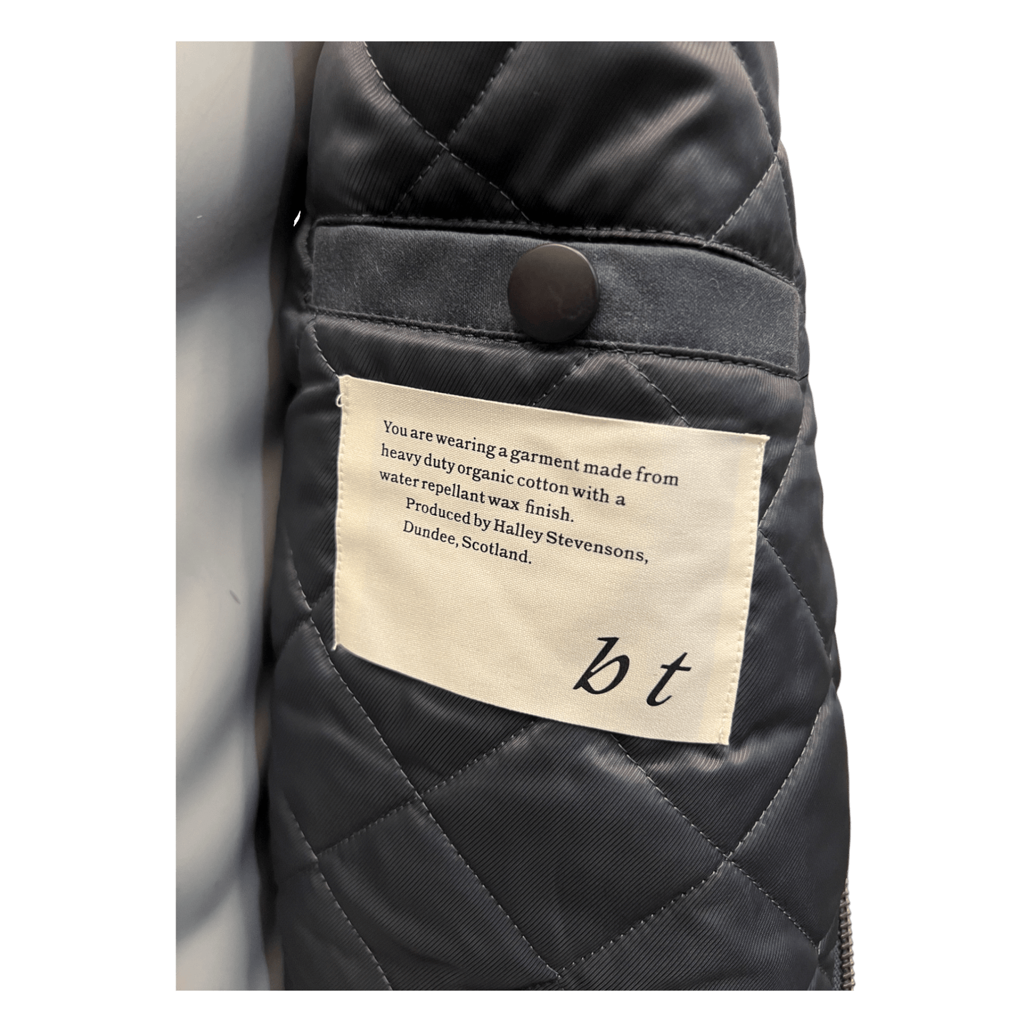 UNIT Hamburg - Brixtol Textiles, Curtis, Wachsjacke, rauchblau - Brixtol Textiles