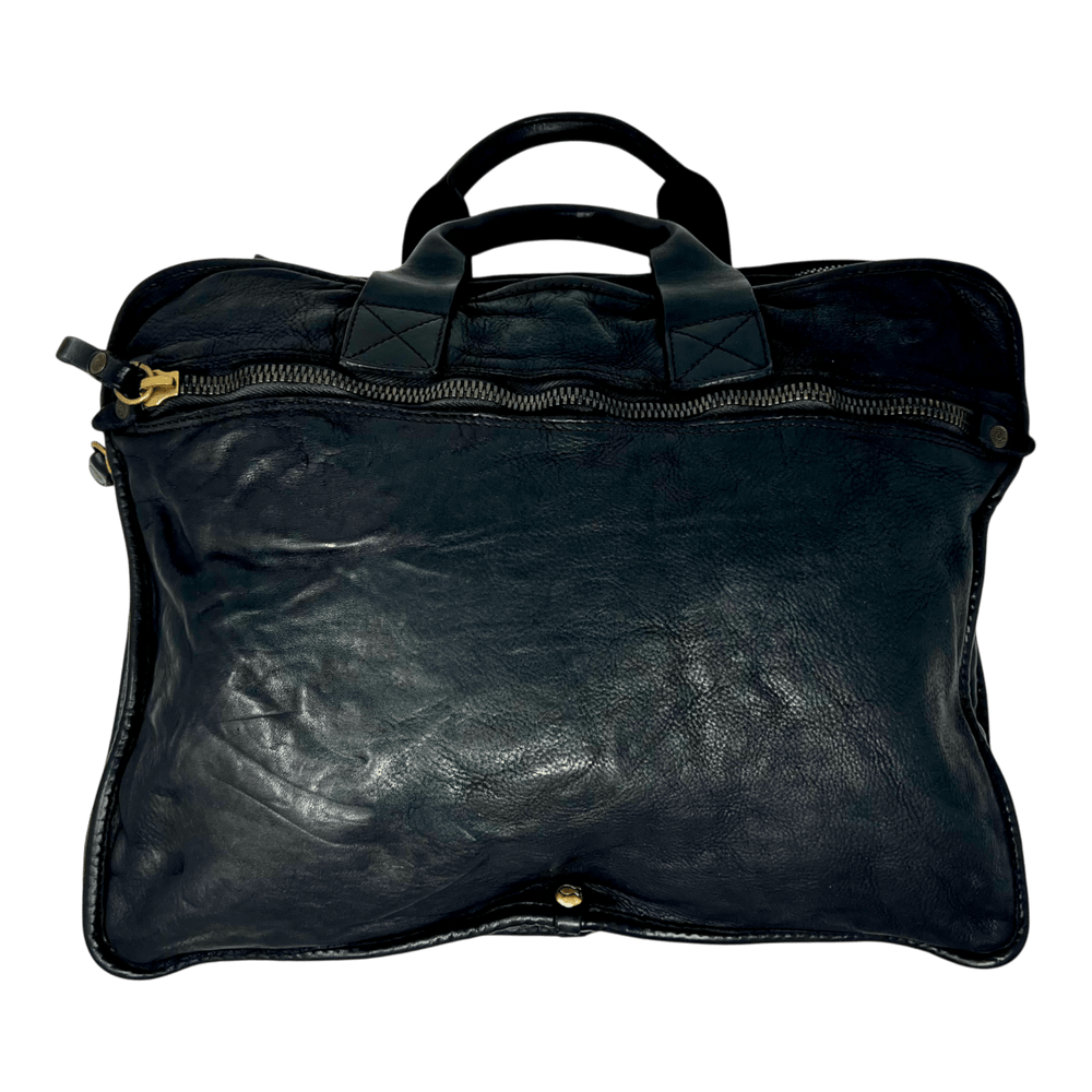 UNIT Hamburg - Campomaggi Briefcase – handgefertigte Leder - Aktentasche, schwarz - Campomaggi