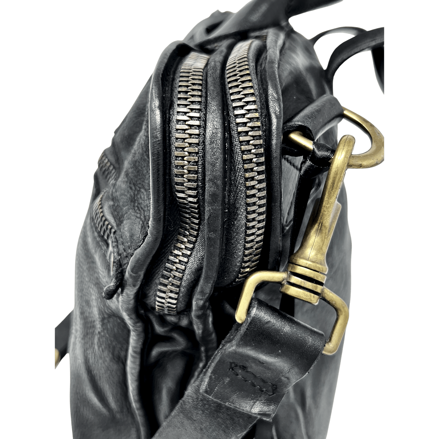 UNIT Hamburg - Campomaggi Briefcase – handgefertigte Leder - Aktentasche, schwarz - Campomaggi