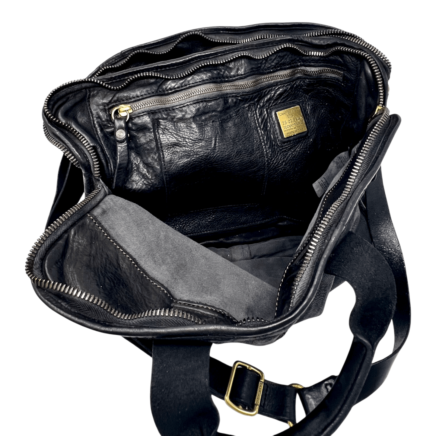 UNIT Hamburg - Campomaggi Briefcase – handgefertigte Leder - Aktentasche, schwarz - Campomaggi