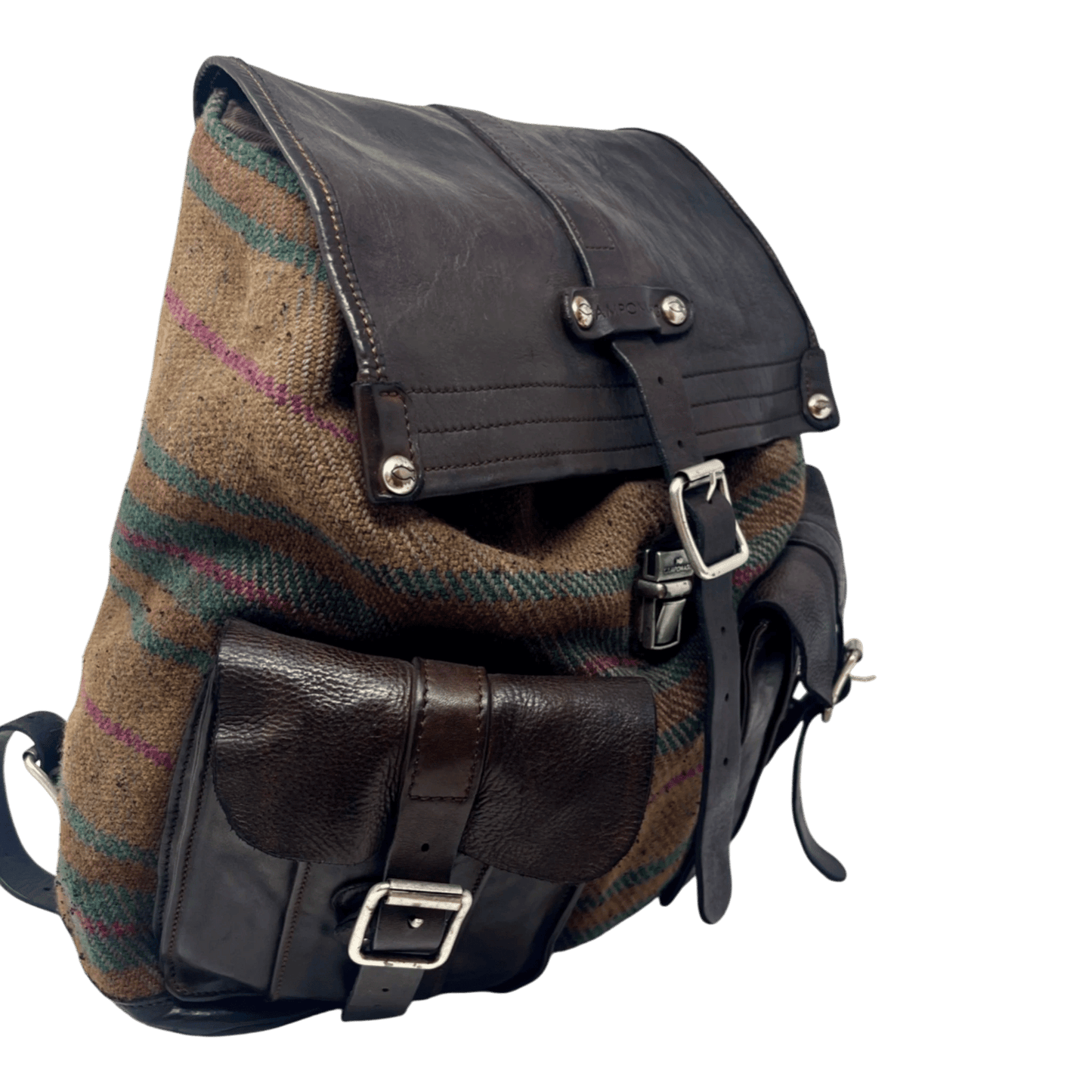 UNIT Hamburg - Campomaggi, Tartan Rucksack, mittel | Leder & Wolle - Campomaggi