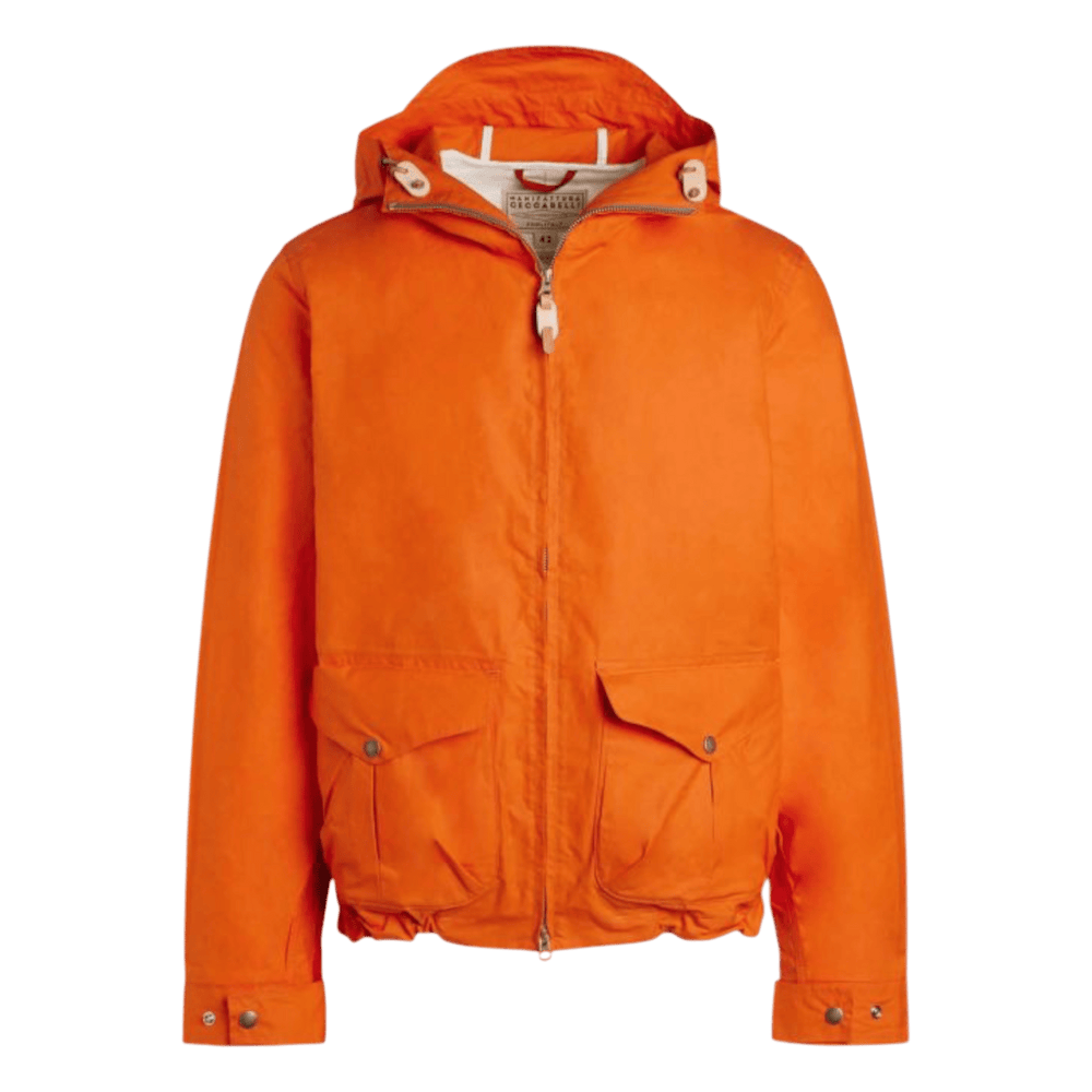 UNIT Hamburg - Ceccarelli, Blazer Coat, gewachst, orange - Ceccarelli