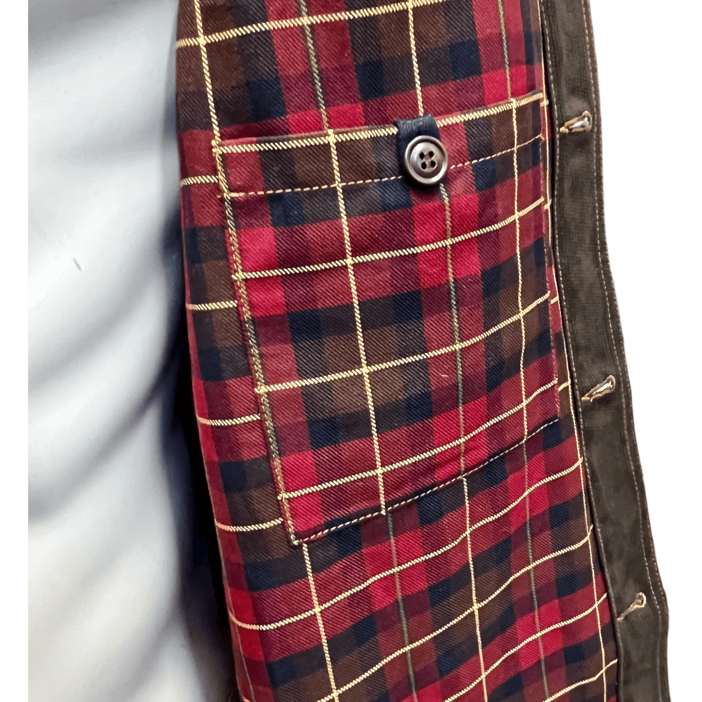 UNIT Hamburg - Ceccarelli Denim Work Jacket – gewachste Workerjacke mit Cordkragen - Ceccarelli