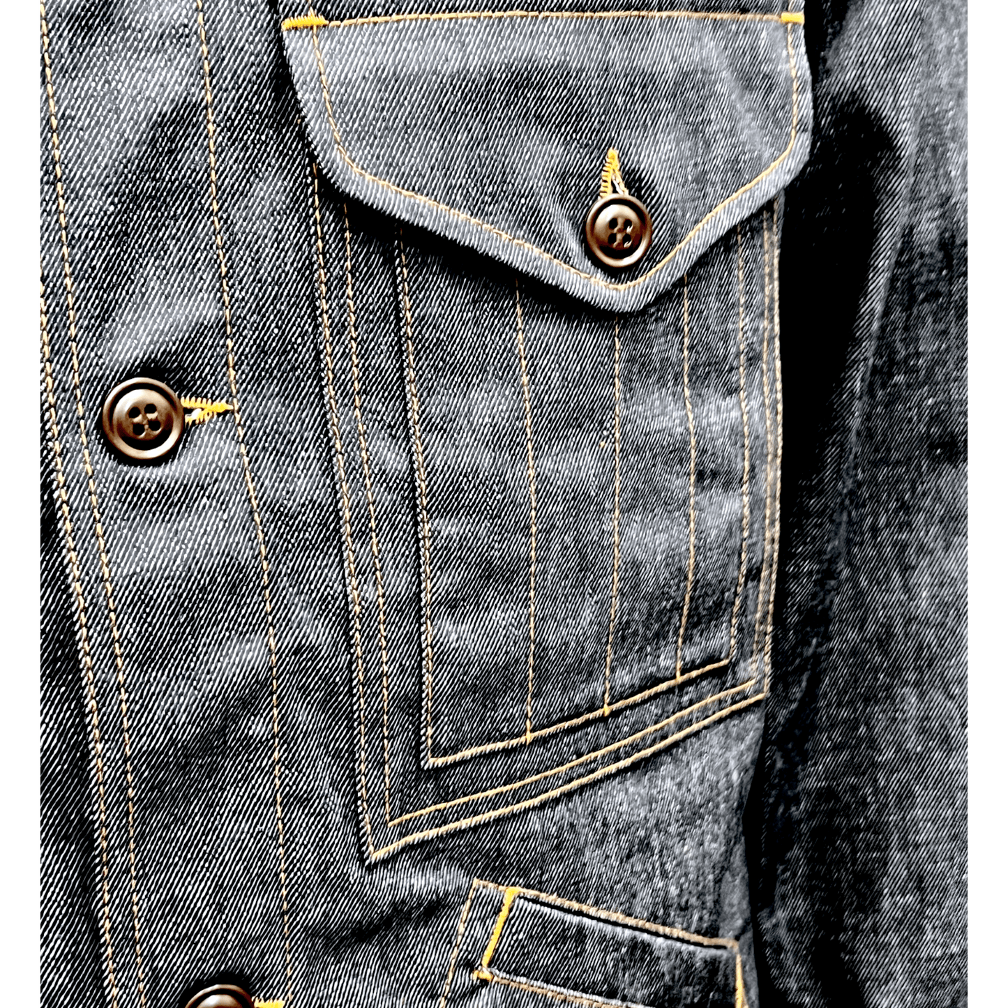 UNIT Hamburg - Ceccarelli Denim Work Jacket – gewachste Workerjacke mit Cordkragen - Ceccarelli