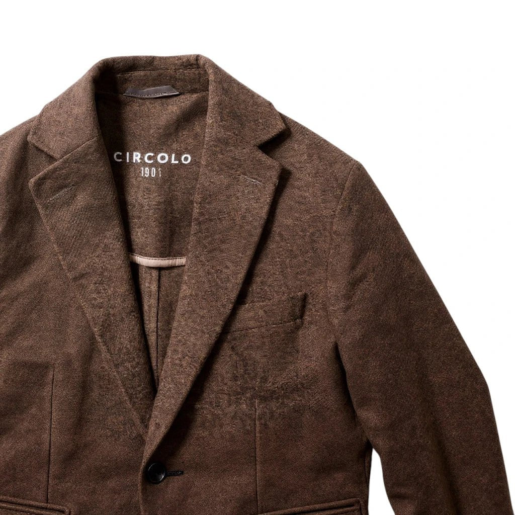UNIT Hamburg - Circolo 1901, Sakko Schurwolle/Kaschmir, kastanienbraun - Circolo 1901