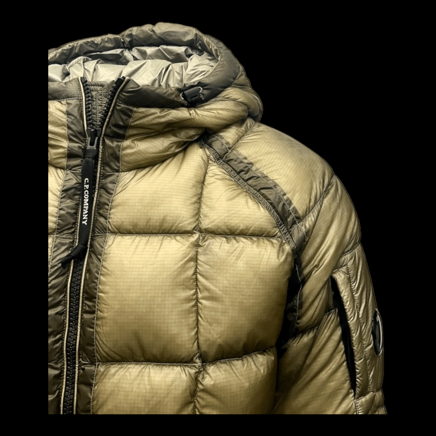 UNIT Hamburg - C.P. Company DD Shell Daunenjacke – 7D Micro - Ripstop, schlamm - C.P. Company