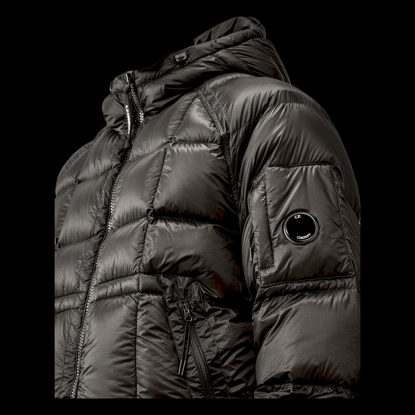 UNIT Hamburg - C.P. Company DD Shell Daunenjacke – 7D Micro - Ripstop, schwarzblau - C.P. Company