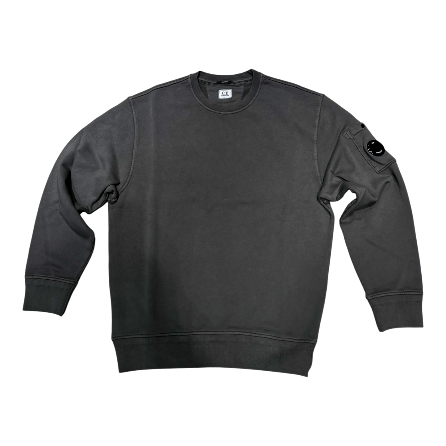 UNIT Hamburg - C.P. Company Diagonal Crew Neck – Dyed Sweat, grau - C.P. Company
