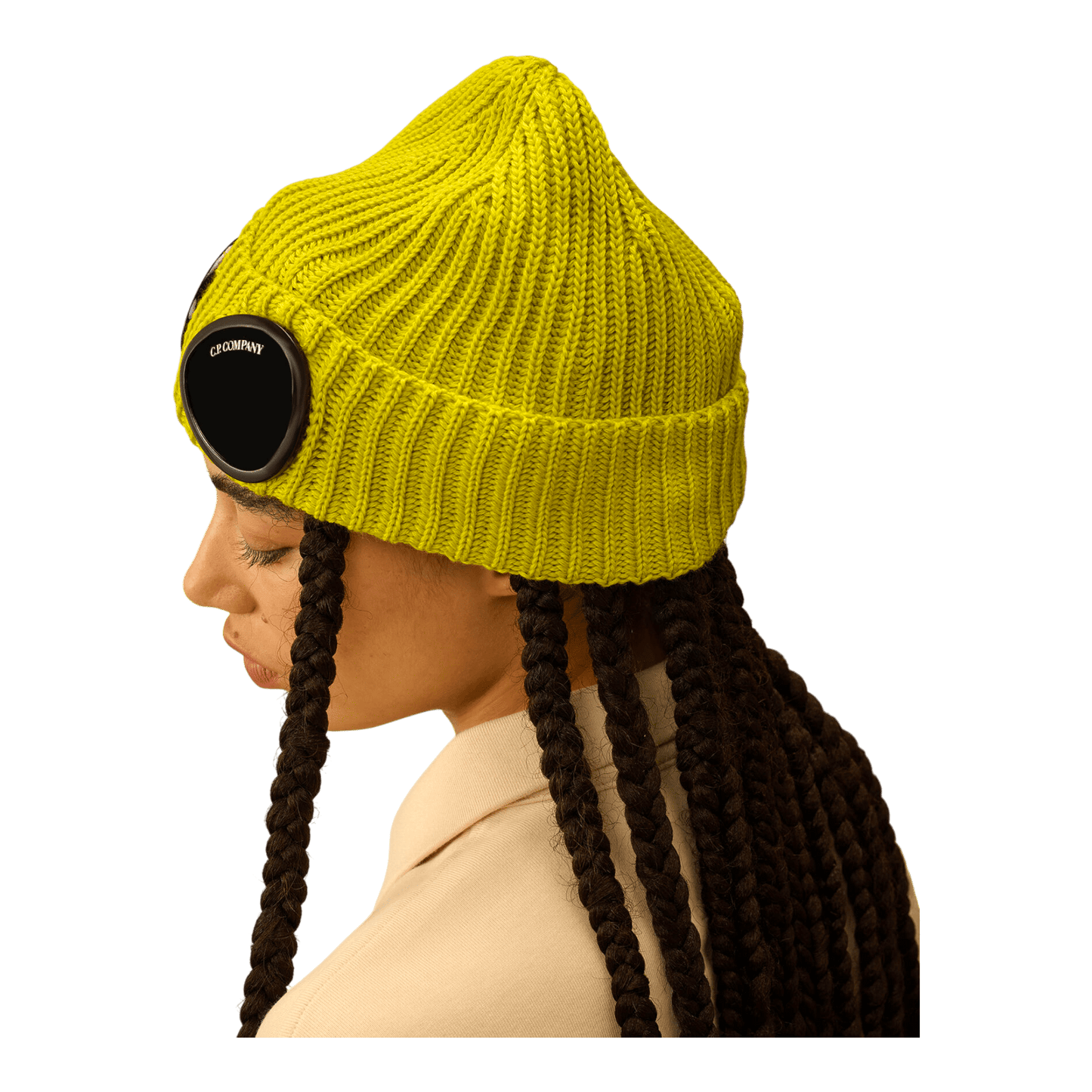 UNIT Hamburg - C.P. Company Goggle Beanie – gelbgrün | UNIT Hamburg - C.P. Company