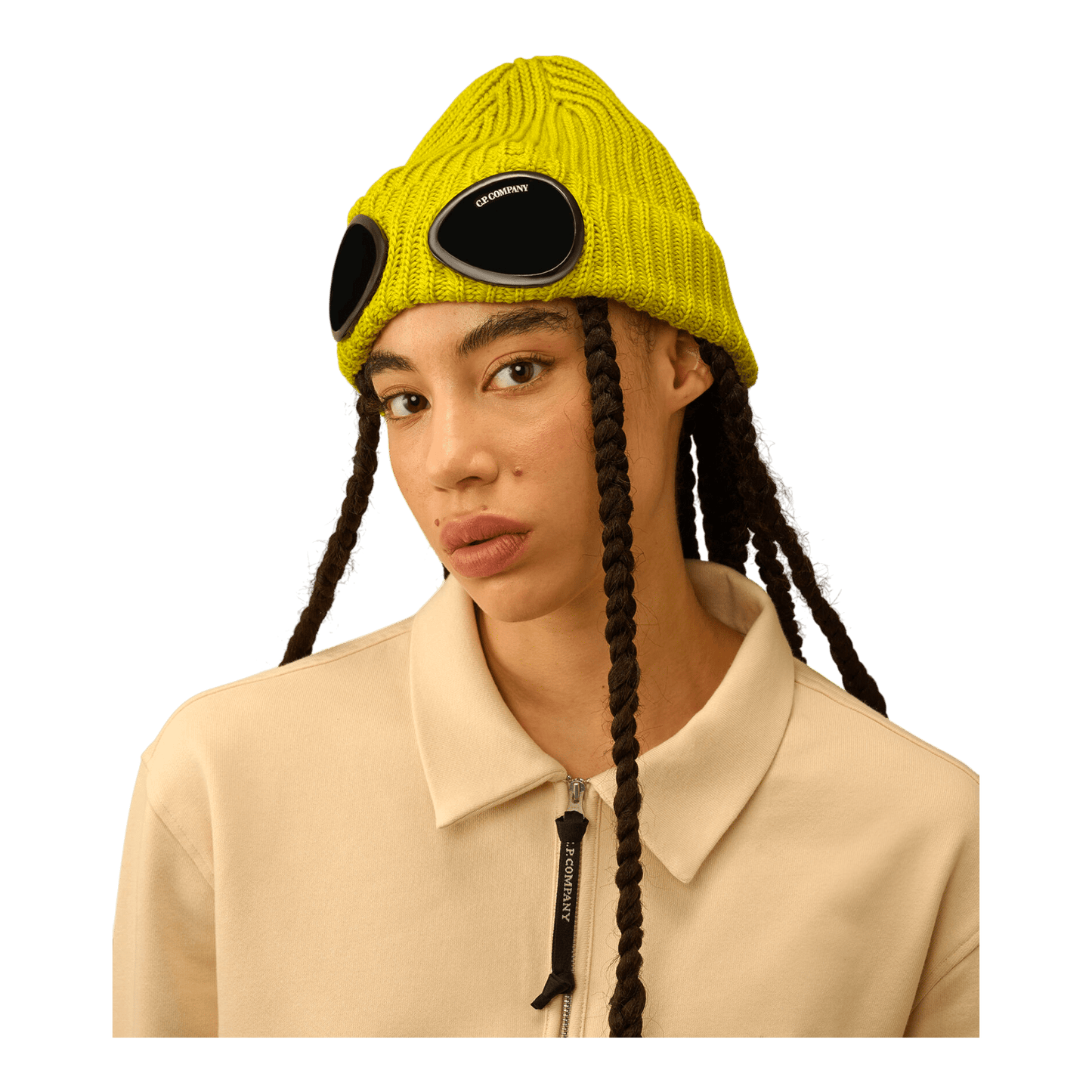 UNIT Hamburg - C.P. Company Goggle Beanie – gelbgrün | UNIT Hamburg - C.P. Company