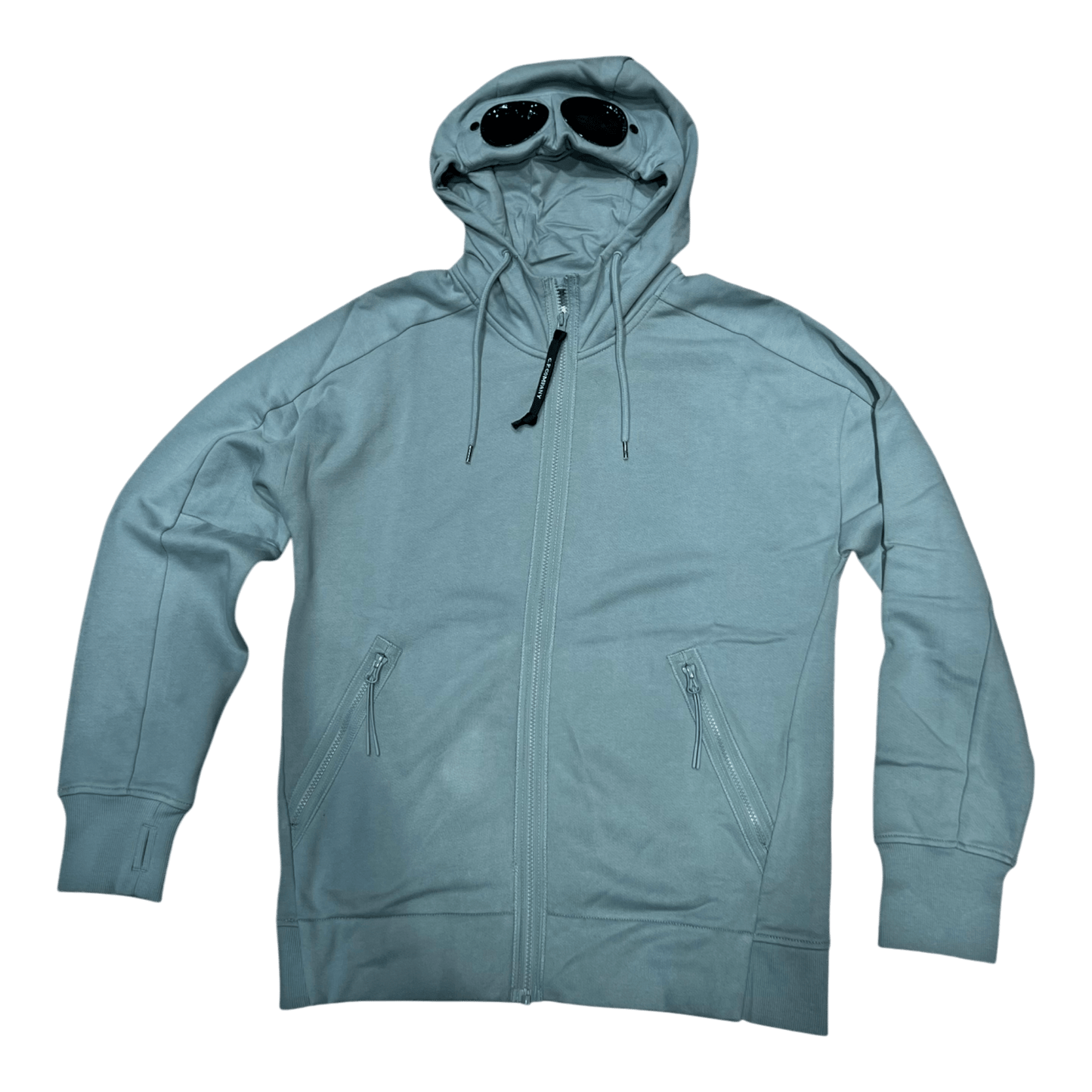 UNIT Hamburg - C.P. Company Goggle Jacket – Diagonal Fleece silver blue - C.P. Company